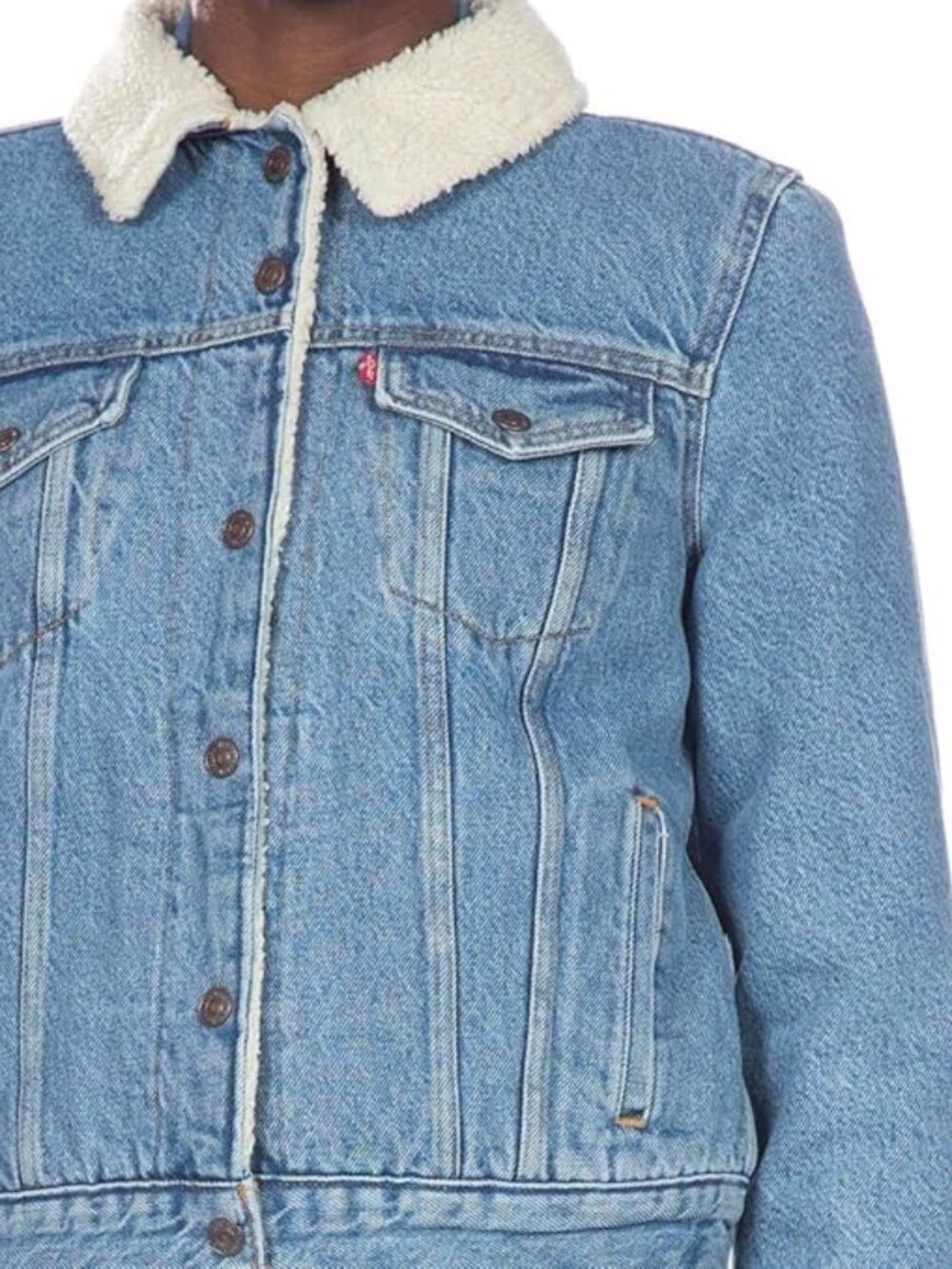 Levi's Women's Original Sherpa Trucker Jackets - Blue